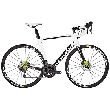Bicicleta de carrera CERVELO S3 DISC Shimano Ultegra R8020 36/52 Blanco/Negro 2018 0
